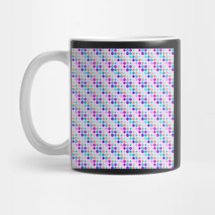 Psychedelic magenta polka dots Mug